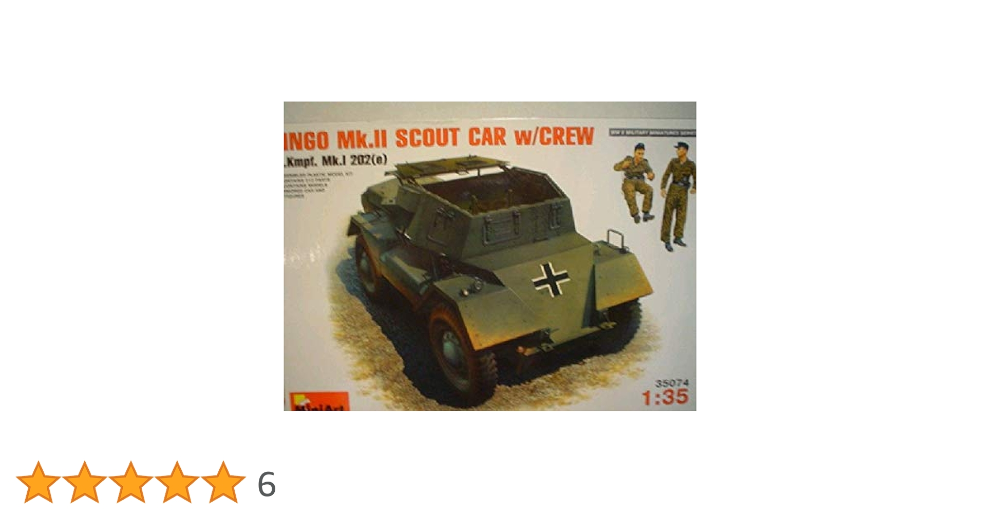 (未使用･未開封品)　ミニアート 1/35 ディンゴMKII Pz.Kpfw.Mk 1 202 e w/CREW MA35074 プラモデル og8985z ミニアート 1/35 イギリス偵察装甲車ディンゴMk.II(ドイツPz