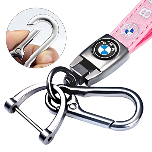 Xinhongtu Car Keychain For Bmw,Genuine Leather Car Keyring With For Bmw M 1 3 5 6 Series X1 X3 X5 X6 Z4 X6 X8 Series, Keychains Key Ring Lanyard Accessories… #TOP1