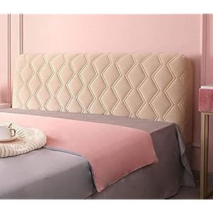 Bedhoofdenkappen, all-inclusive hoofdeinde afdekking, 140-160 cm stofdichte hoofdeinde for beddenbeddeksel (Color : Braun, Size : 140cm)