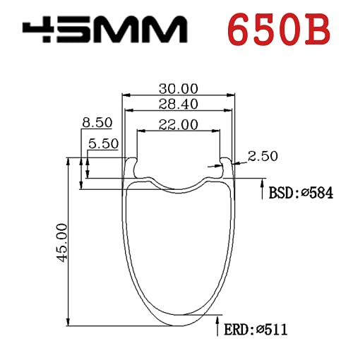Hulkwheels 650B Gravel Cyclocross Bike Carbon Wheelset Clincher Tubeless 30Mm Width 45Mm Depth Disc Brake Road Bike Wheel Novatec Hub Qr 12/15×100Mm 12×142Mm Thru Axle 24H (Xdr, 12 * 100/12 * 142) #TOP6