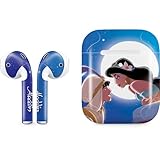 Skinit Decal Audio Skin Compatible with Apple AirPods 2 - Officially Licensed Disney Aladdin and Princess Jasmine Kiss Design