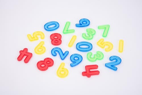 tickit Translucent Numbers, Colourful Acrylic Number Set for Kids Sensory Maths Learning and Counting Toy - Image 2