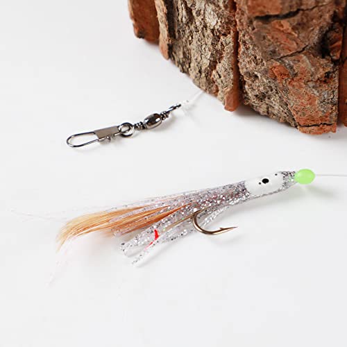 4 Packs de Cebos para Pesca Rigs Sabiki para Peces Cebo miniatura 6