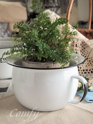 Amazon | アンティーク調 ホーロー チャンバーポット おまる 23.5cm