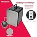 FRIGIDAIRE Portable 10L, 15-can Mini Fridge Brushed Stainless Rugged Refrigerator, EFMIS188-SS