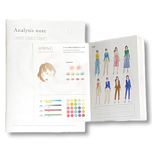 AIS Analysis note パーソナルカラー 骨格 顔タイプ 診断分析ノート A5/A6サイズ 40ページ (A6サイズ)