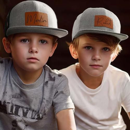 Custom Toddler Cap, Personalized Adjustable Kid Baseball Hat Boy's Toddler Trucker Cap Son and Dad Matching Snapback Hat4