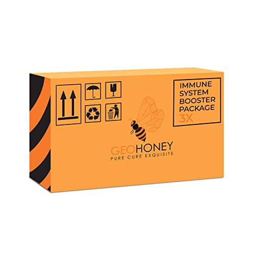 GeoHoney Immune System Booster Pack, 3 variedades de miel miniatura 1