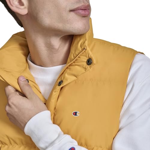 Image of Champion Men's Puffer Vest With Logo