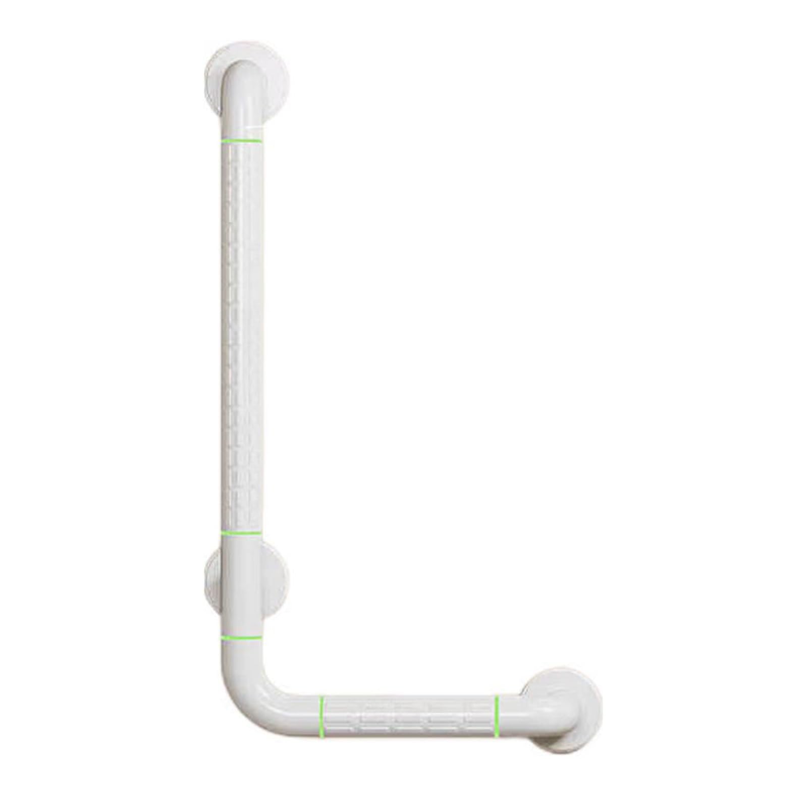 Barra De Apoyo For Baño, Barra De Apoyo For Ducha De Acero Inoxidable Blanco, Extraíble En Ángulo Recto De 90°, Soporte De Pasamanos De Seguridad For Personas Mayores, Niños Y Personas Con Discapacida