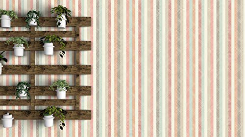 Image of DWELLSINDIA Chevron Stripes Self Adhesive Wallpaper Waterproof, Scratch Resistant, Laminated 41cm x 244cm