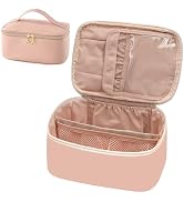 KITENROM Extral Large Makeup Bag Portable Cosmetic Bags for Women Zipper Pouch for Purse Make Up ...