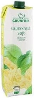 Grünfink Gemüsesaft Sauerkrautsaft, 1 L [Paket kann variieren] (Packung mit 6)