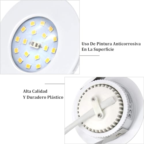 Foco LED empotrable HiBay para techos con poco espacio y zonas de alta humedad IP44 5