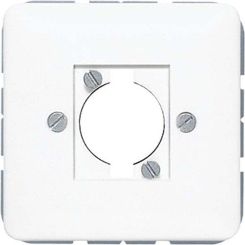 Preisvergleich Produktbild Jung CD568-1WW Abdeckung für Lautsprecher-Steckverbinder