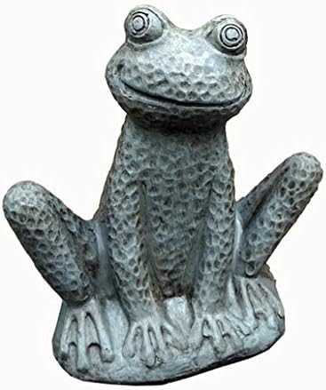 Sitting Dimples Frog- Cypress- 13" Tall x 13" w x 8" d