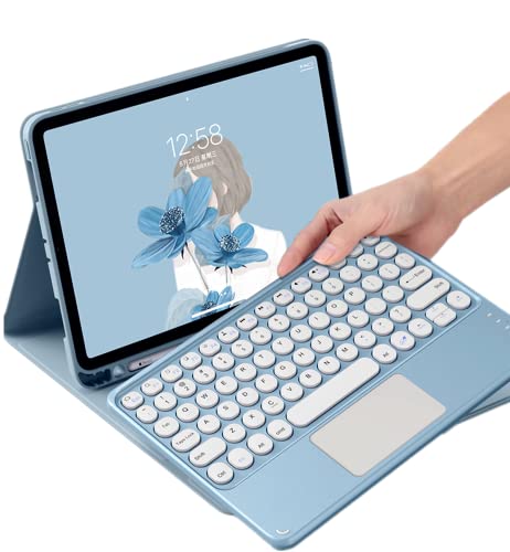 GOOVEN iPad A16 11/iPad 10 2022 pL[{[h P[X ^b`pbht ۂL[ Jt Apple Pencil[ }EX@\ CX Bluetooth ^b`L[{[h ^ rWlX ()