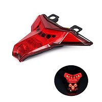 Luz LED De Giro Y Freno Para Alforja Harley Road/Electra Glide 2014-2024 - Color Rojo, Negro