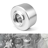 Bevinsee Power Steering Reservoir Kit Compatible with BMW N54 N52 N55 320i 323i 325i 328i 330i 335i E46 E90 E60 E36 E85 Z4 E53 E83 E84, Aluminum, Silver