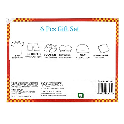 Image of EIO Baby Clothing Set for New Born Unisex 6Pcs