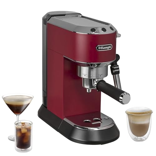 De’Longhi Dedica Style Espresso Machine with Milk Frother, 15-Bar...