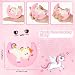 Imagen de 4 Juguetes Squishy de Unicornio Rosa