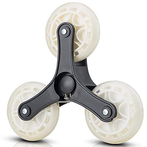 LDBDASA Lichtklick-Einkaufswagen Mit 6 Rädern Warenkorb Mit Tri-Rädern 2 In 1 Klappwagen-Treppenklettern-Wagen… – Bild 5