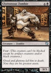 Magic The Gathering - Gluttonous Zombie - Ninth Edition