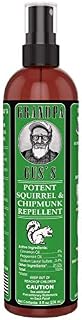 Grandpa Gus's GCC-8-15 Potent Squirrel & Chipmunk Repellent, Water-Based Peppermint/Cinnamon Oil Mix Spray