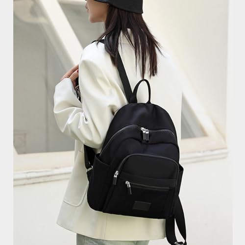Mochila espaciosa de color azul con gran capacidad para la espalda 3