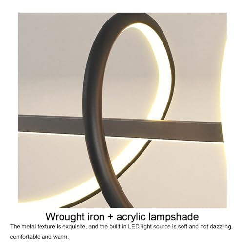 Lampe pendante LED dimmable 120cm or en spirale avec télécommande - 4