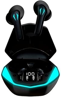 Wireless Earbuds, Bluetooth 5.3 Headphones, 2023 Wireless Earbuds with Mic Dual mode Sound Gaming Earphones In Ear For iPhone Samsung Noise Canceling, IP7 Waterproof Bluetooth Earbuds -Black