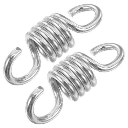 LIOOBO 2pcs Heavy Duty Swing Springs for Egg Chair Hanging Chair Spring Porch Swing Hangers Replacement Hammock Accessories