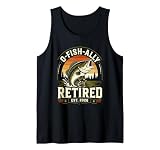 Mens O-Fish-Ally Retired 2026 for Fisherman Fishing Retirement Tank Top