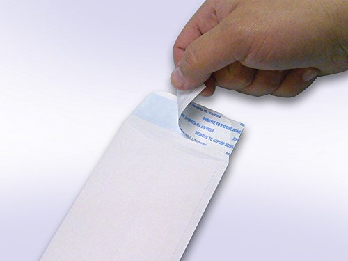 #7 Coin White Envelope For Small Parts, Cash, Jewelry Etc, 500 Per Box (500 Peel & Seal) #TOP1