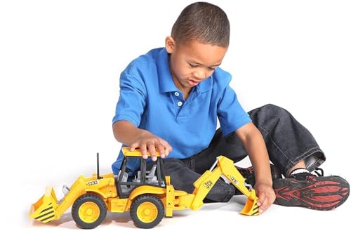 Bruder JCB excavadora con pala articulada resistente para jugar al aire libre 7