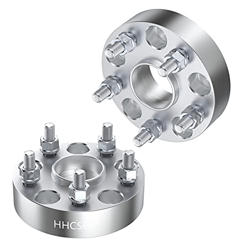 5x4.75 Wheel Spacers 1.5"(38mm) Bore 70.5mm with M12X1.5 Studs for Chevy S10 Camaro Corvette Impala | GMC S15 Sonoma Jimmy | Pontiac Firebird GTO Phoenix | Cadillac XLR, 2PCS 5x120.65mm Wheel Adapters