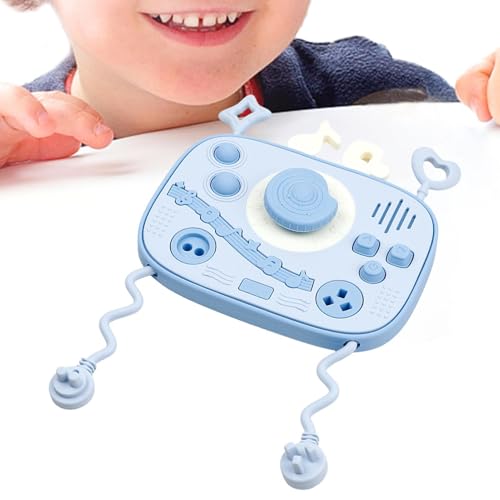 Kids Activity Board - Silicone Educational Puzzle, Touch Sensory Board with Safe Soft Material, s, Sensory Toy, Preschool Learni