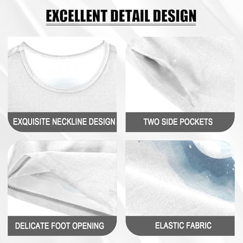 Koala Cloud Stars Blue Pajama Set Short Sleeve Pajamas Shorts Sets Cotton PJS 2 Piece Clothes Set 5Y4