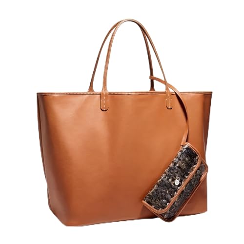 Grand sac fourre-tout pour femme en cuir surdimensionné