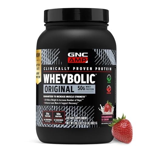 GNC AMP New Wheybolic- Clinically Studied Whey Protein Powde