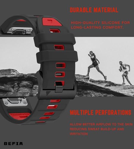 Image of 22mm Watch Band for Garmin fenix 8 47mm 5 6 fenix 7 sapphire solar band Quick Fit 22 Watch Bands for Garmin Watch Forerunner 965 955 epix gen 2 47mm Strap Comfort for Men Women