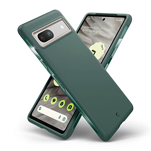 Image of Spigen Cyrill UltraColor | Google Pixel 7a Case | Green Pixel 7a Back Cover | TPU+Poly Carbonate - Kale