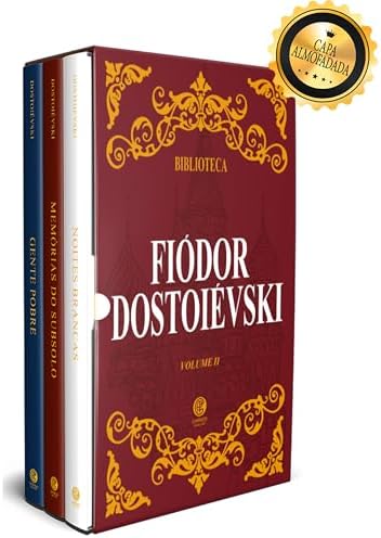 Biblioteca Dostoiévski Volume II - Box com 3 Livros - Edição de Luxo