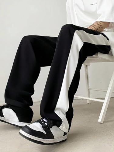 Image of dockstreet Men's /Unisex || Open Bottom || Stretchable || Drawstring Bottom Drawstring Pure Cotton Stretchable Baggy Jogger Pants