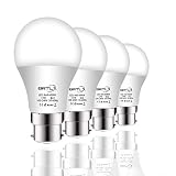 BRTLX Ampoules LED Standard Culot B22, A60 13W équivalent 100W, Blanc Froid 6000K, Dépolie, Lot de 4