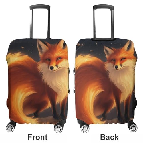 Luggage Cover Anime Fox Art (1) Protector Suitcase Anti Scratch Covers Anti-Scratch Travel Suitcase Cover3