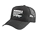 Nannsicle Definition Ice Hockey Nanny of A Hockey Player Trucker Hat with Adjustable Mesh Back, Black