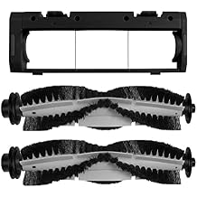 Replacement Parts Accessories Kit, 1 Roller Brush Guard, 2 Main Brush Compatible with Coredy R3500 R3500S R550 R650 R600 R700 GOOVI 1600PA D380 D382 iMartine C800 D900 D900C DeenKee DK600 Robot Vacuum