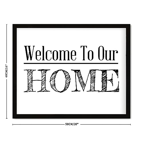 Citations religieuses sur panneau en bois Welcome pour cadeau - 3